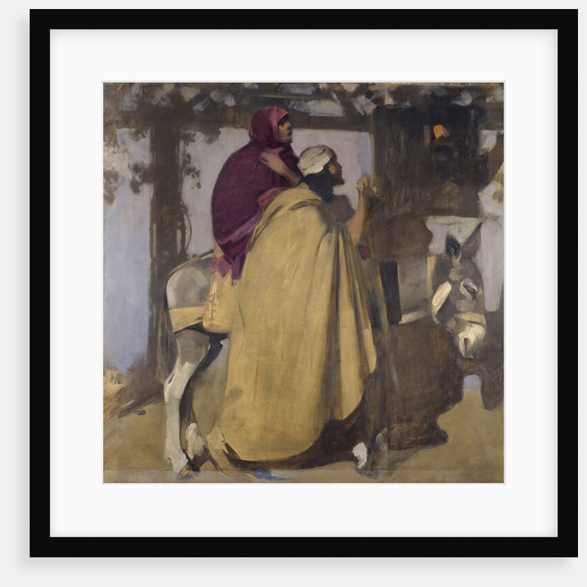 Christmas Eve: 'And there was no room for them in the inn' (unfinished) by Arthur Melville